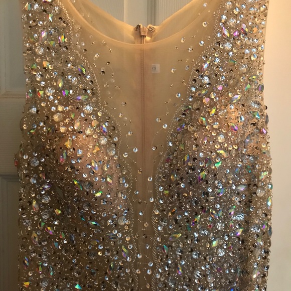 Beaded Red Prom/Formal Dress - Picture 3 of 6